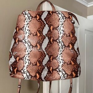 Snake skin backpack!